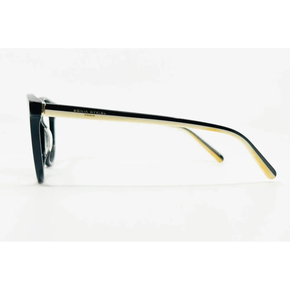 Sonia Rykiel Eyeglasses Womens Black Paris SR7359 C01 Round Frames 51-18-135